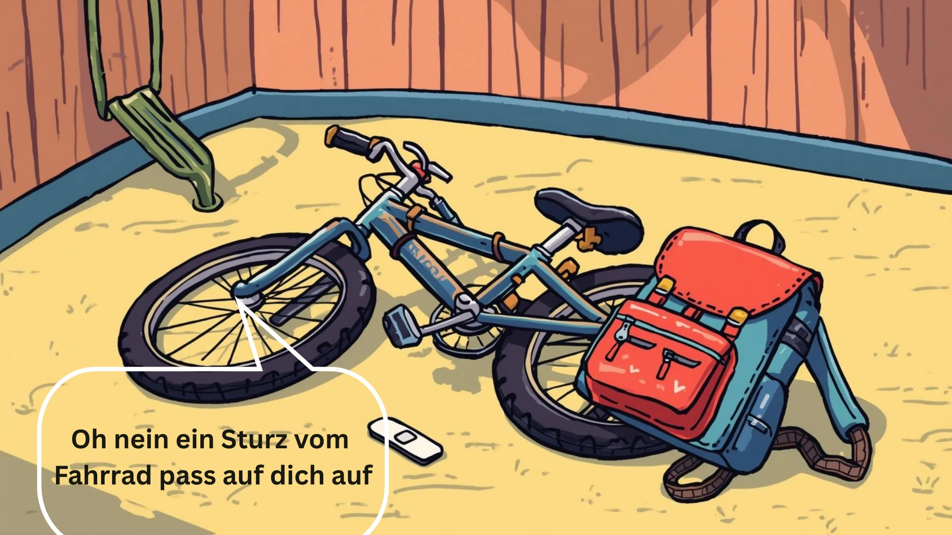 Fahrradsturz